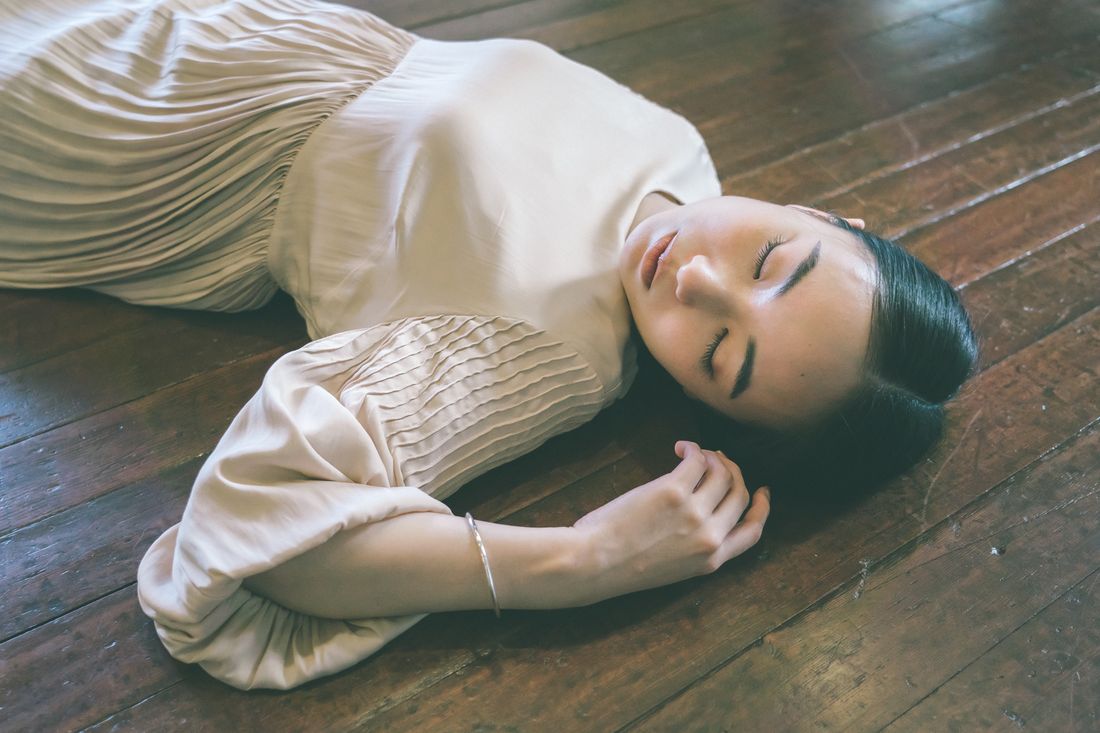 作品撮りのポートレート