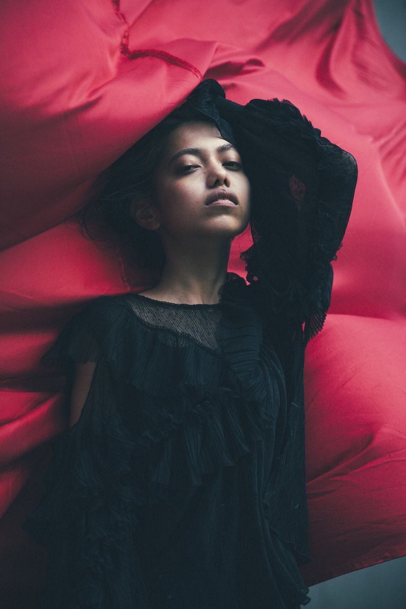 作品撮りのポートレート